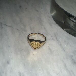 Gold Heart Ring